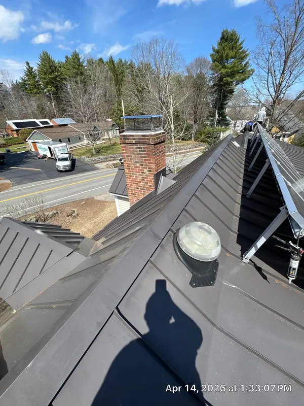 Standing Seam Leak Traced and Fixed Without Replacement — Newfields, NH — completed by Compass Exteriors in Newfields