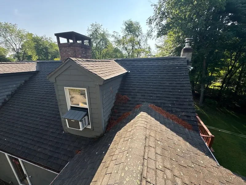 Dead Valley Roof Repair and Replacement in Kensington, NH &mdash; GAF Timberline Weathered Wood — completed by Compass Exteriors in Kensington
