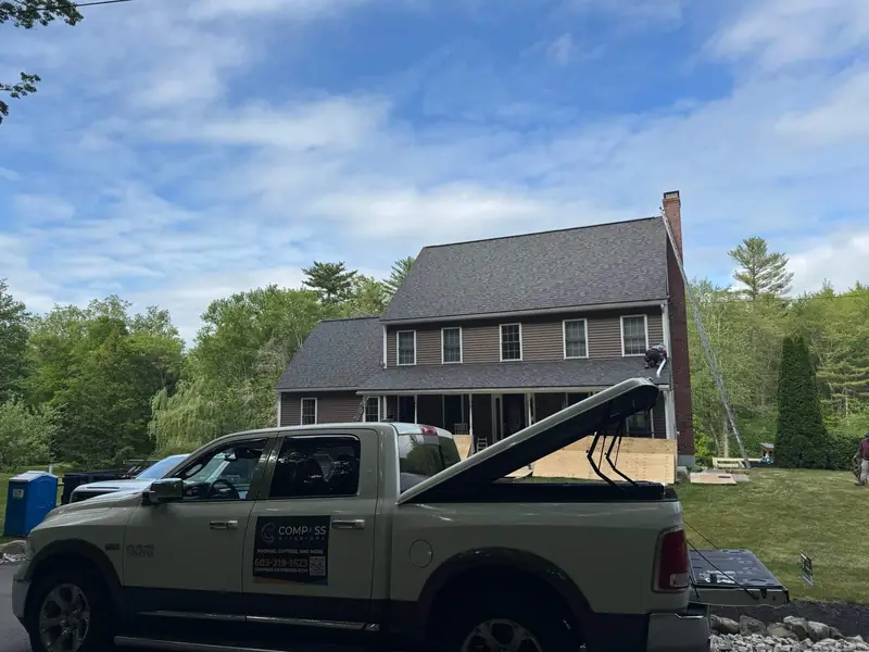 Williamsburg Gray Reroof Solves Ventilation Issues — Kensington, NH — completed by Compass Exteriors in Kensington