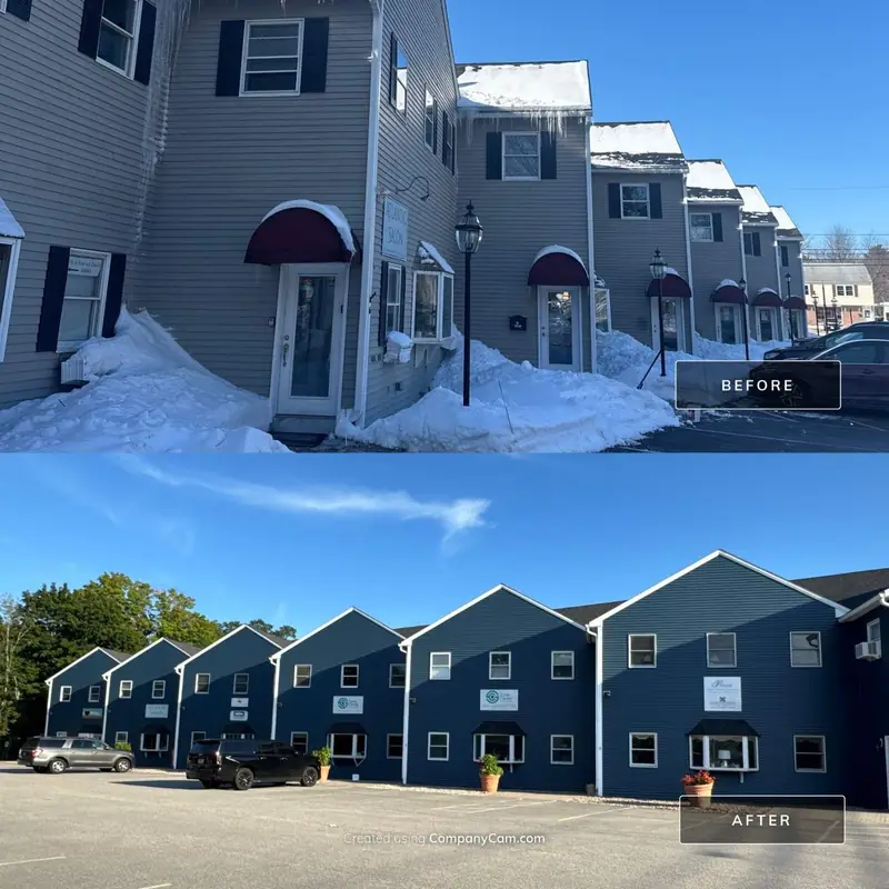 Commercial Siding Replacement on Lafayette Road in Hampton, NH &mdash; CertainTeed Vinyl Siding and Exterior Renovation — completed by Compass Exteriors in Hampton