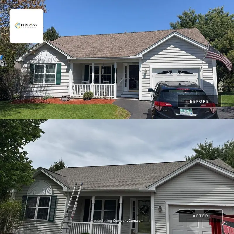 Missing Underlayment Found and Corrected on Tear-Off — Hudson, NH — completed by Compass Exteriors in Hudson