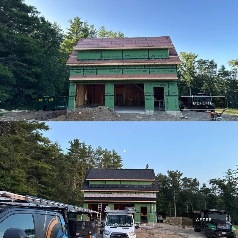 ADU Roof Pairs Onyx Black Shingles with Metal Accents — Merrimack, NH — completed by Compass Exteriors in Merrimack