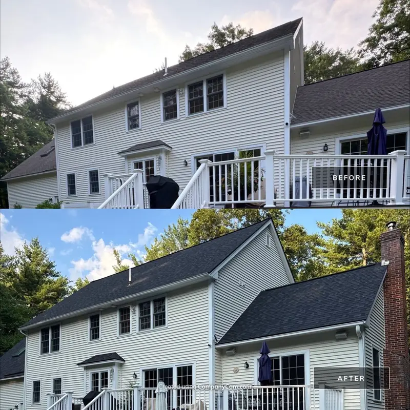 Full Tear-Off to Ridge Cap on an Onyx Black Reroof — Hollis, NH — completed by Compass Exteriors in Hollis