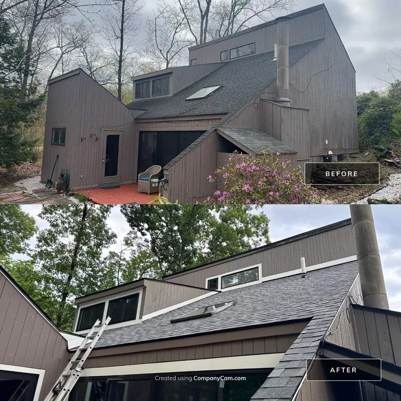 Coburn Avenue Reroof with Slatestone Gray Shingles — Nashua, NH — completed by Compass Exteriors in Nashua