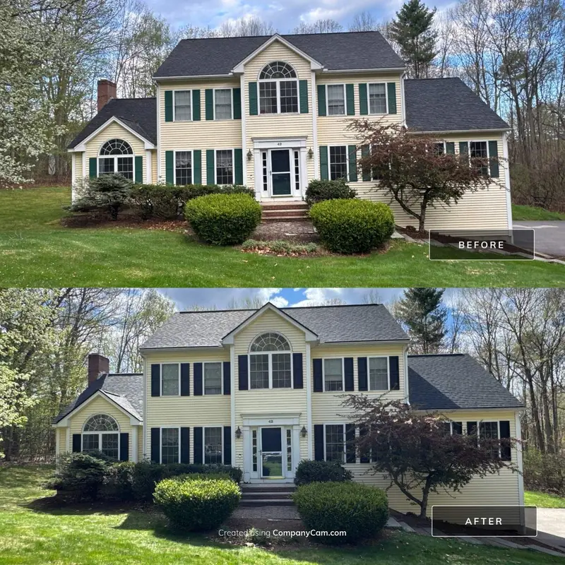 Roof, Shutters & Siding Refresh Near North Road — Brentwood, NH — completed by Compass Exteriors in Brentwood