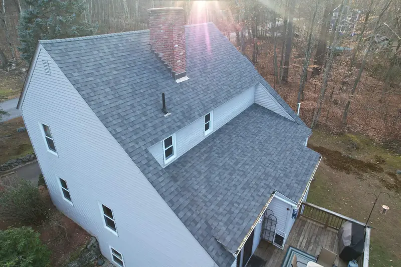 Sierra Gray Reroof After Deck Re-Nailing & Repair — Goffstown, NH — completed by Compass Exteriors in Goffstown
