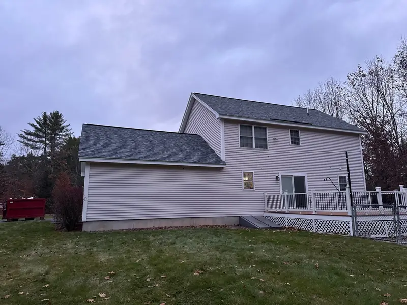 Slatestone Gray Duration Reroof with Re-Nailed Decking — New Boston, NH — completed by Compass Exteriors in New Boston
