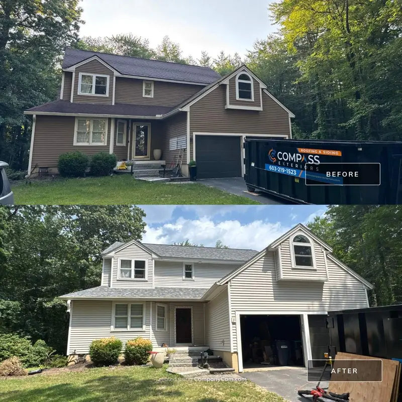 Turnberry Road Overhaul: Roofing, Siding & New Windows — Stratham, NH — completed by Compass Exteriors in Stratham
